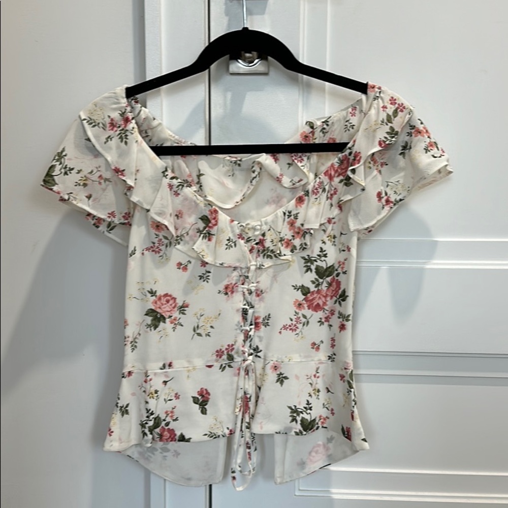 Reformation floral top